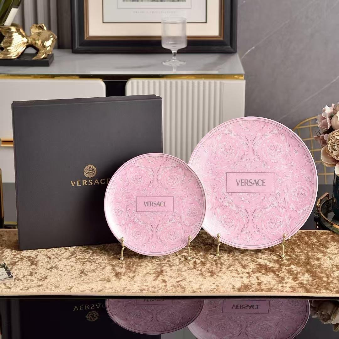 Versace Barocco Haze plates  20 cm plate ,  27 cm plate